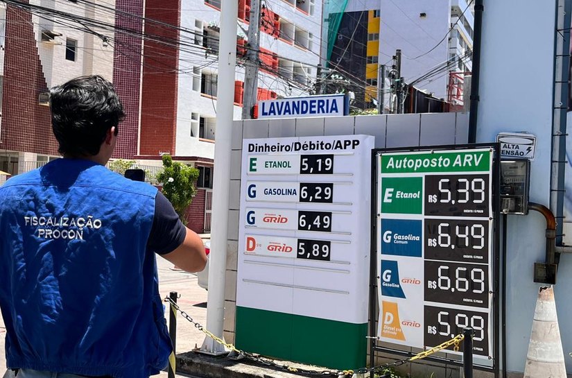Procon Alagoas já autuou mais de 100 postos de combustíveis por aumento injustificado de preços em todo o estado