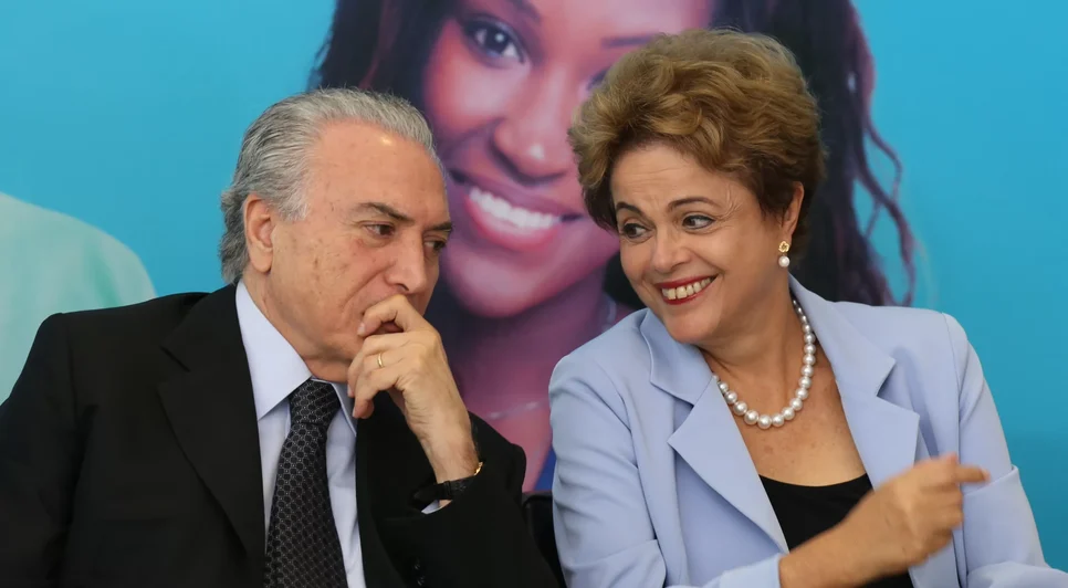 Michel Temer foi vice de Dilma e assumiu presidência após de impeachment da petista