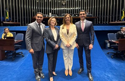 Vice-líder do prefeito na Câmara, vereador David Empregos acompanha sabatina de Marluce Caldas no Senado