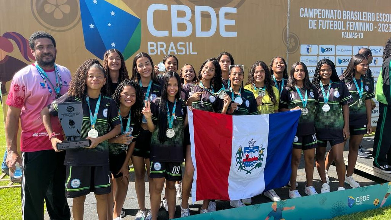 Alagoas conquista o vice-campeonato na Série Cobre do Campeonato Brasileiro Escolar de Futebol Feminino