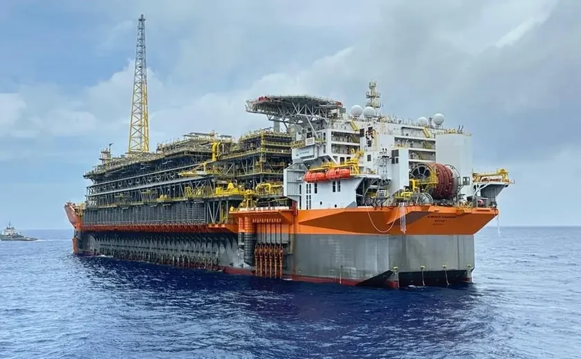 Plataforma Almirante Tamandaré bate recorde de produção da Petrobras