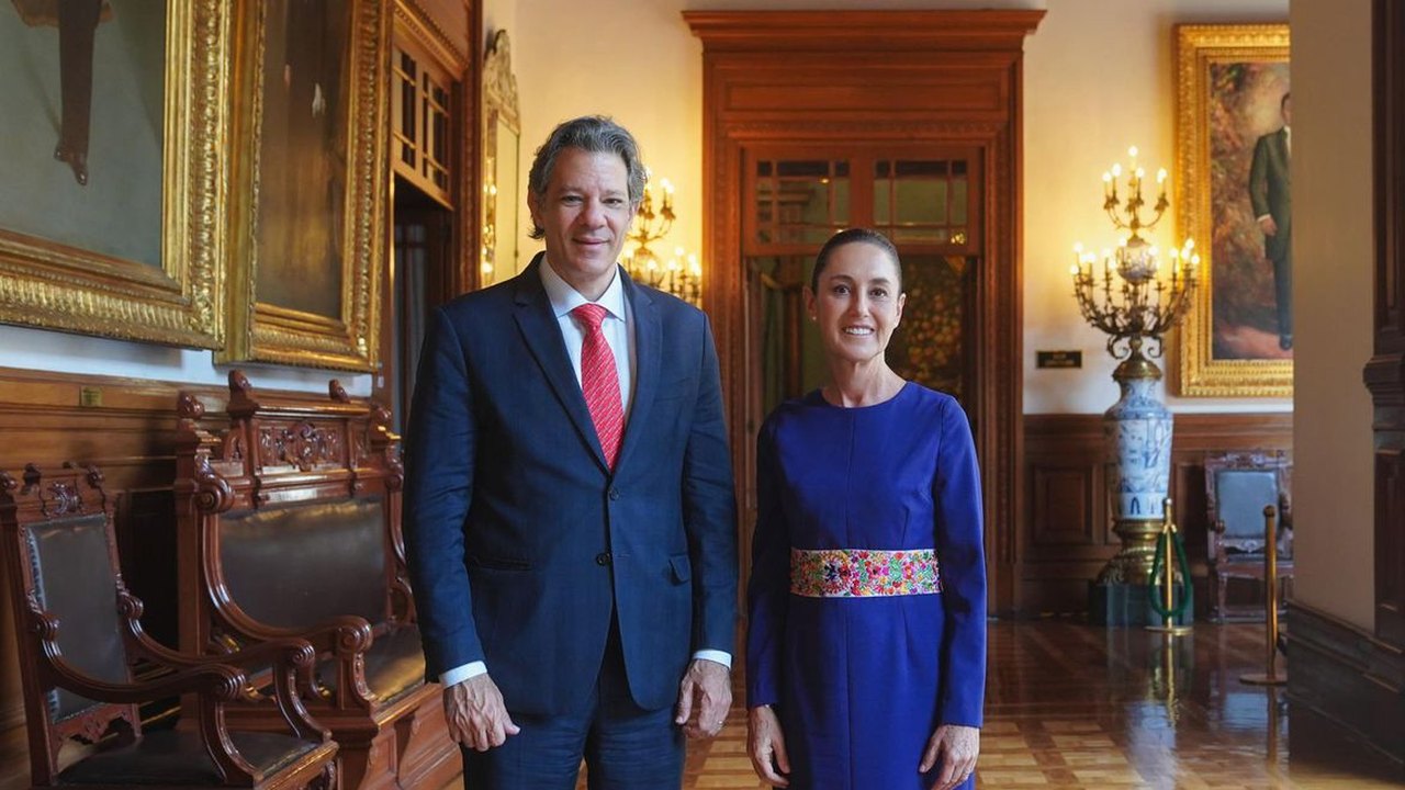 Haddad conversa com presidenta do México sobre relações econômicas