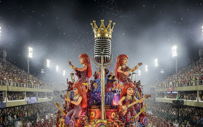 Famosos da TV e da música já homenageados por escolas de samba no Rio