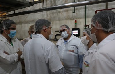 Representantes da Sefaz Alagoas fazem visita à empresa Valedourado em Palmeira dos Índios