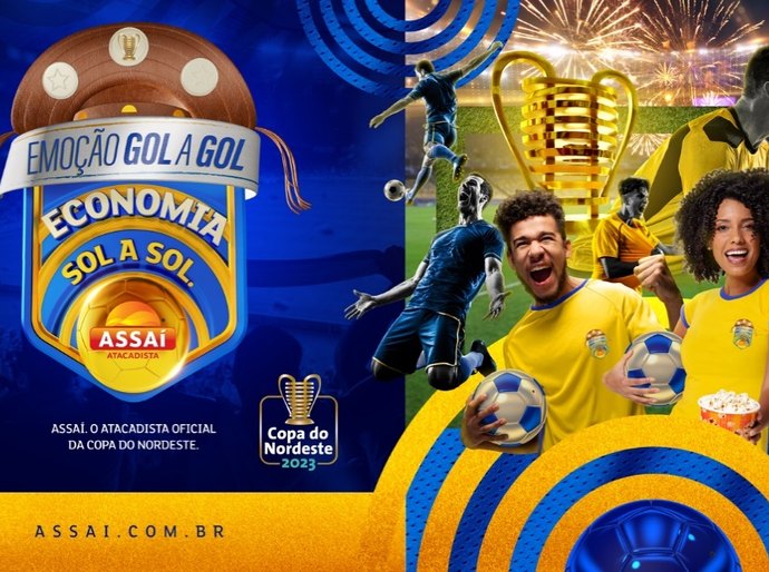 Assaí leva taça da Copa do Nordeste para visitação ao público em Aracaju na terça (4)
