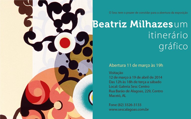 Galeria de Arte Sesc Centro recebe exposição Beatriz Milhazes
