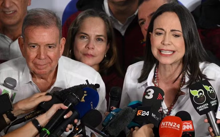 Eleição na Venezuela: Candidato da oposição diz que país escolheu 'mudança em paz'