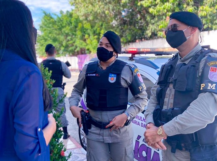 #AgostoLilás - PM já protegeu 1.207 mulheres vítimas de violência em Maceió e Arapiraca