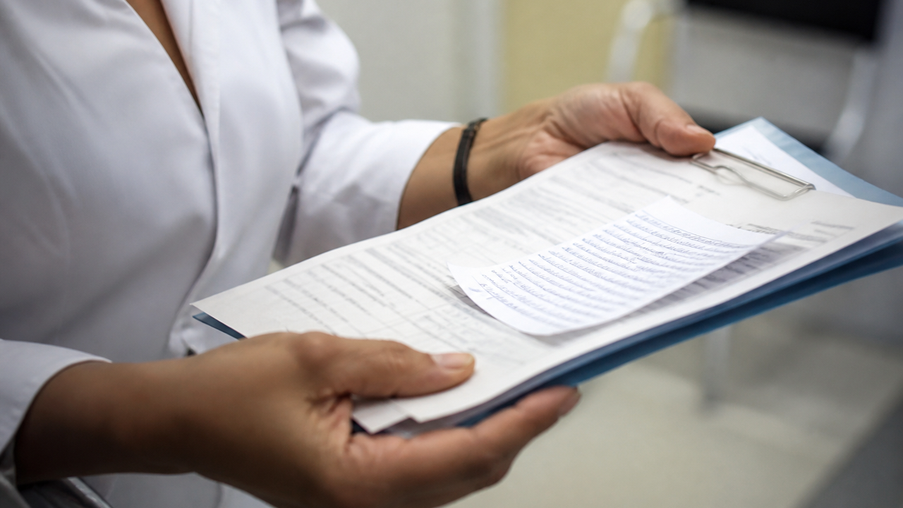 'Socorro, não deixa ele entrar': mulher denuncia o marido com bilhete em prontuário médico
