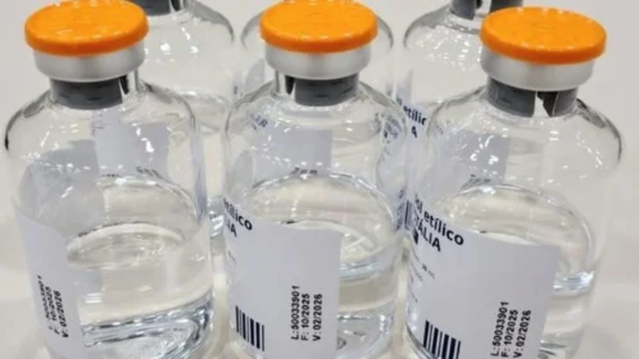 Metanol: SUS recebe doação de 11,5 mil frascos de etanol farmacêutico, antídoto usado para casos de intoxicação