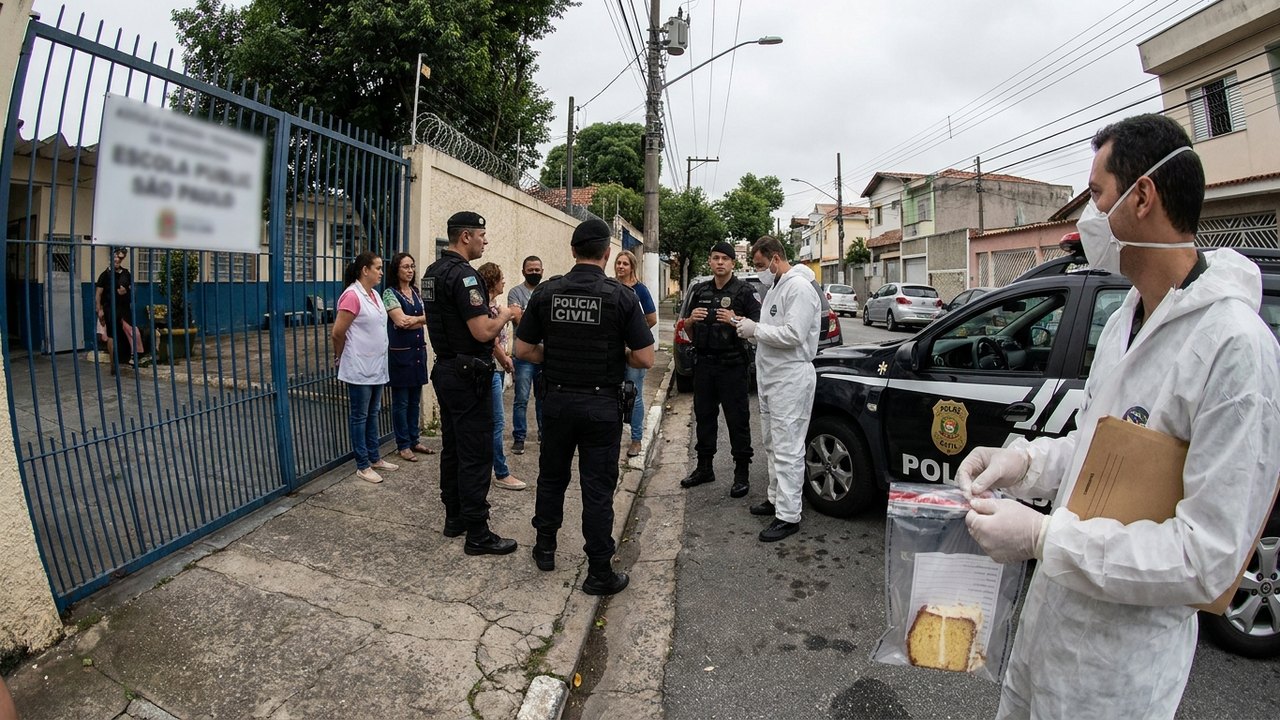 Alunos passam mal após comer bolo levado por mãe em escola de SP; polícia pede perícia