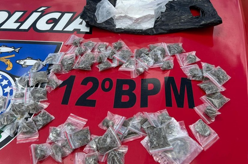 PM prende suspeitos de tráfico em Maceió, Penedo e Santana do Ipanema