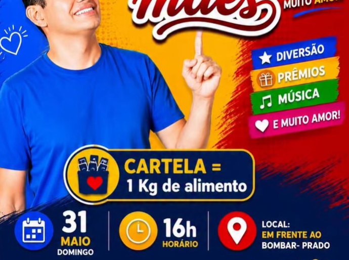 Bombar une diversão, solidariedade e grandes prêmios em bingo para mães