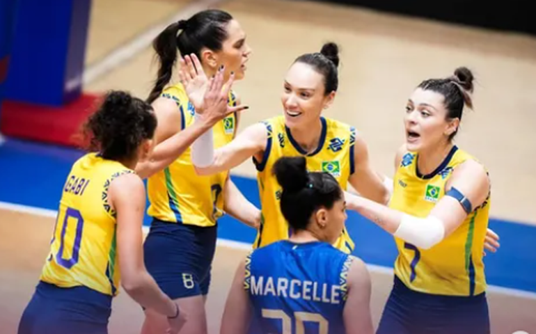 Brasileiras dominam o Japão e fazem 3 a 0 em sua melhor partida na Liga das Nações de vôlei