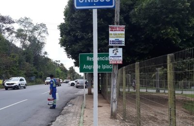 SMTT requalifica sinalização de pontos de ônibus na capital