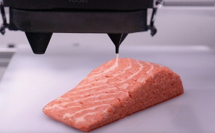 Salmão vegano impresso em 3D, cheesecake cozido a laser, carne de laboratório: conheça as novas tendências do mercado de alimentos