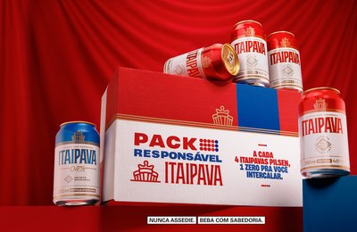 Itaipava inova criando Pack Responsável e distribui latas 0% álcool no Carnaval estimulando consumo responsável