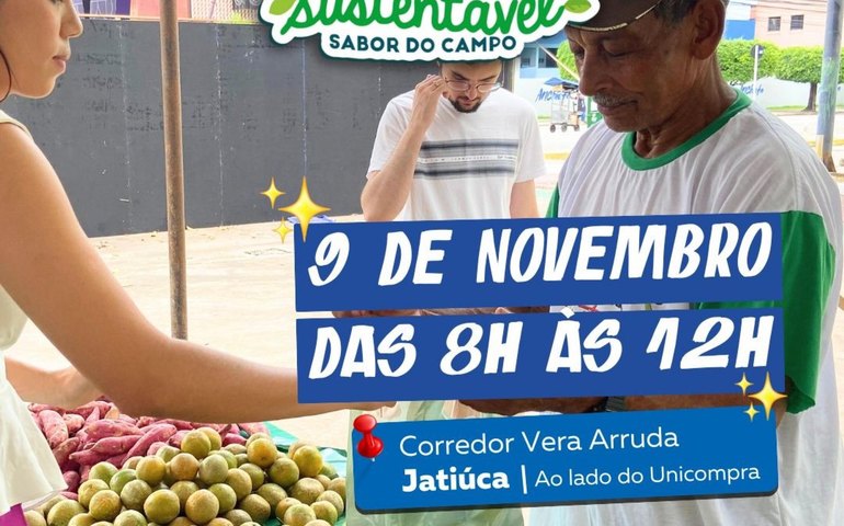 Feira Sustentável Sabor do Campo incentiva consumo consciente e fortalece agricultura familiar