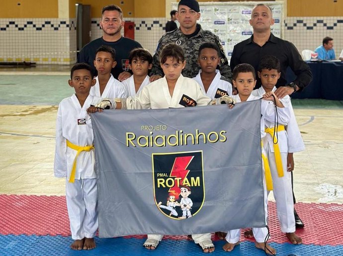 Crianças do Projeto Raiadinhos conquistam 7 medalhas no Campeonato Alagoano de Taekwondo