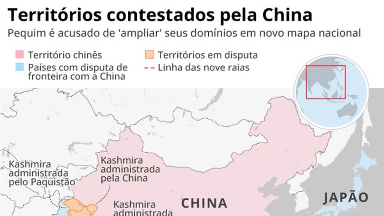 China: novo mapa 'amplia' território e irrita vizinhos como Índia, Malásia e Filipinas; entenda