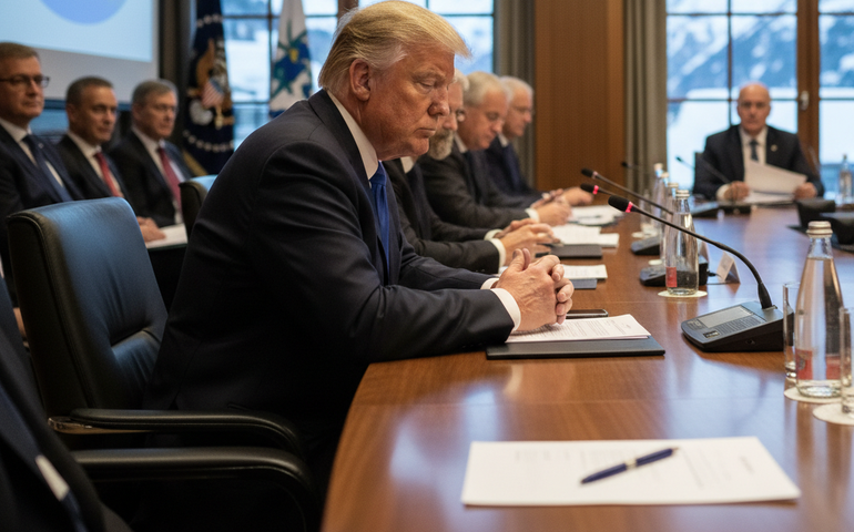 Trump confirma reunião em Davos para discutir Groenlândia e reforça posição dos EUA