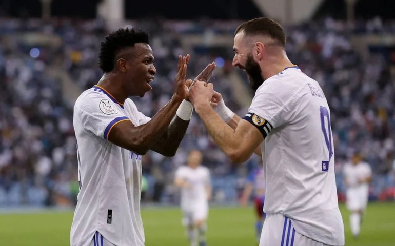 Vinicius Junior diz que Benzema quer enfrentar Brasil na final da Copa