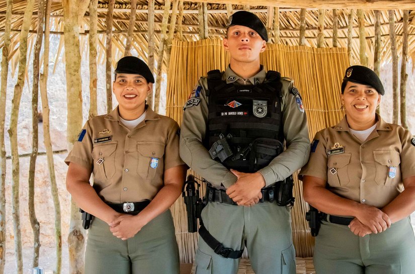 Militares indígenas unem suas raízes culturais ao serviço policial em Palmeira dos Índios