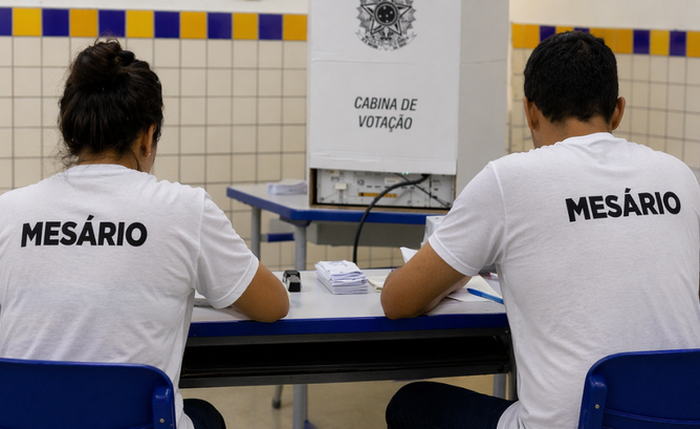 Mesários na eleição
