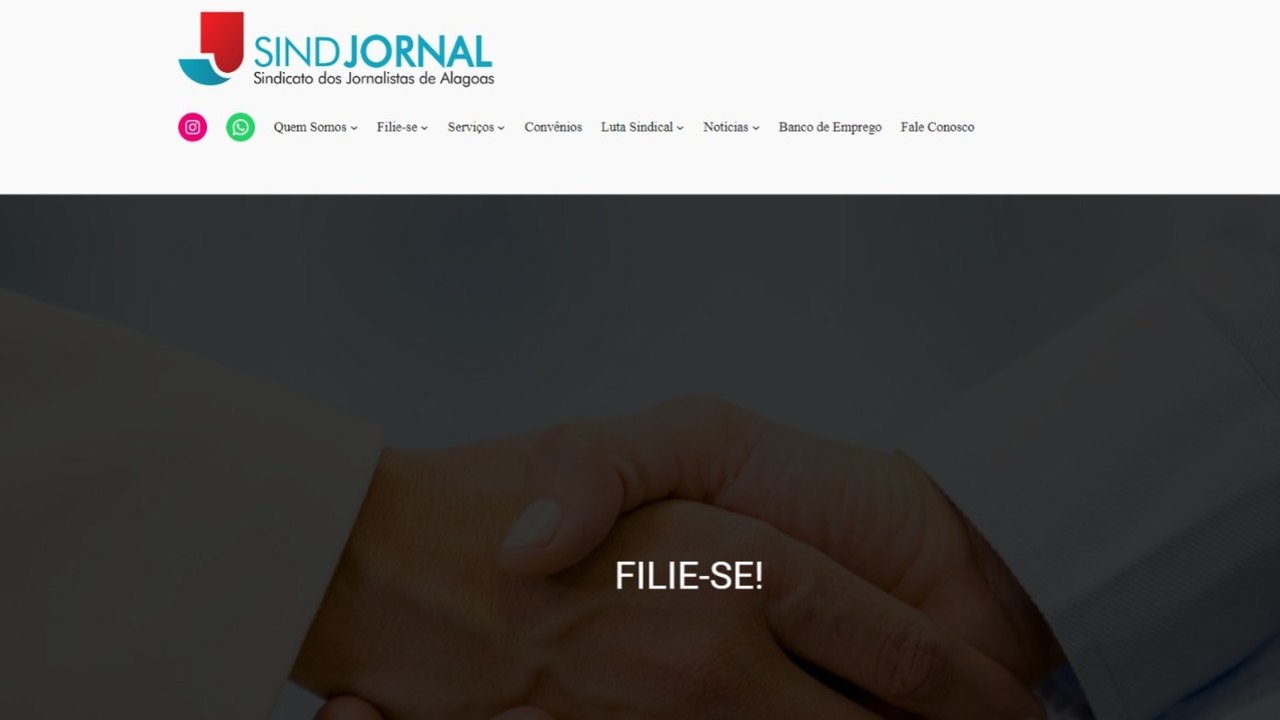 Sindicato dos Jornalistas de Alagoas lança novo site em comemoração a um ano da gestão