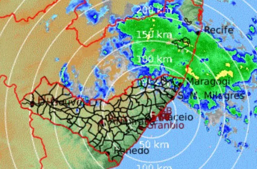 Alagoas entra em alerta para chuvas intensas com risco de alagamentos