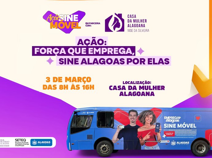 Casa da Mulher Alagoana recebe ação para viabilizar empregos a mulheres