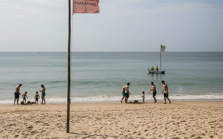Só 1 em cada 10 praias paulistas está imprópria para banho