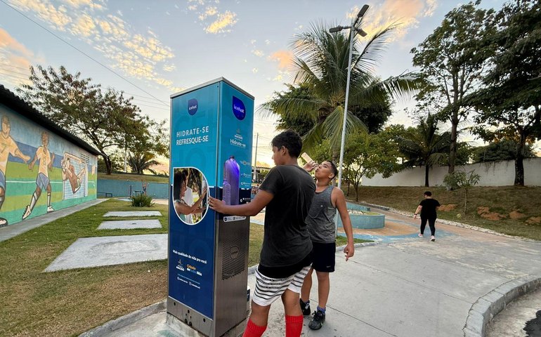 Alurb instala mais quatro estações de hidratação em Maceió