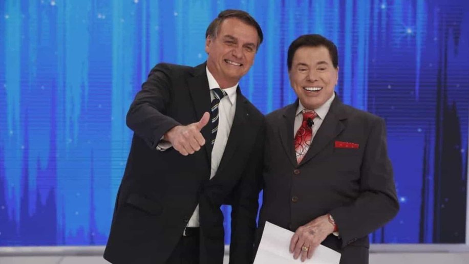 Público critica presença de Bolsonaro no programa de Silvio Santos