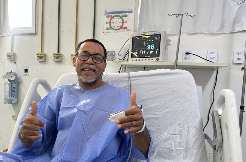 Atendimento rápido e qualificado do HGE salva a vida de morador do Vergel do Lago