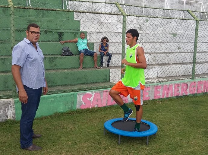Coruripe segue treinando visando p jogo diante do Jacyobá no sábado