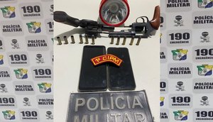 Homens armados invadem galpão de barragem e fazem vigilantes reféns em São Cristóvão / Foto: Foto: Polícia Militar/SE