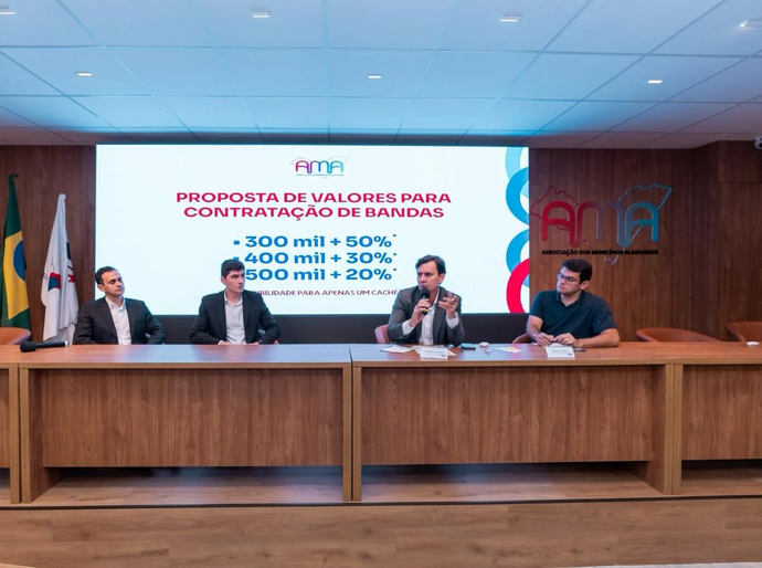 Prefeitos firmam pacto para teto de R$ 500 mil na contratação de bandas