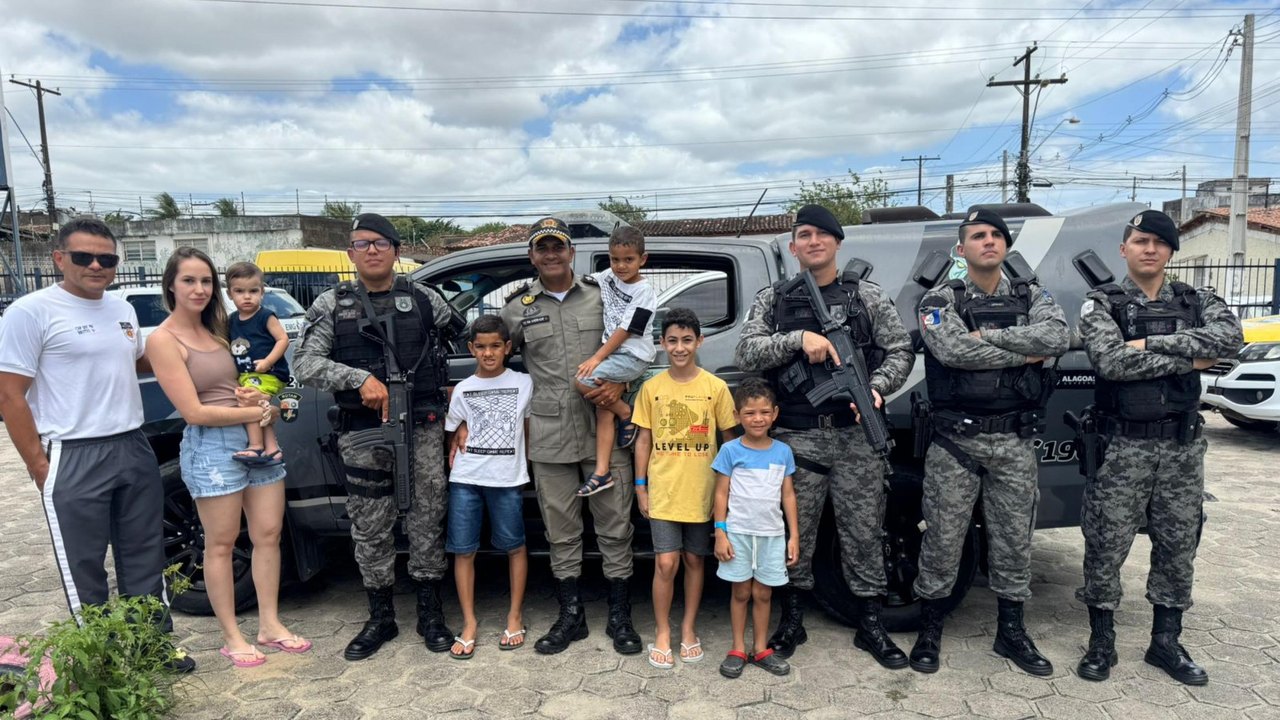 12º Batalhão da Polícia Militar de Alagoas celebra Mês das Crianças