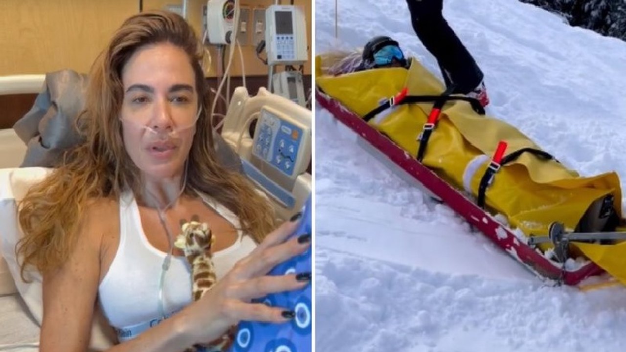 Luciana Gimenez divulga vídeo do momento no qual foi resgatada de acidente