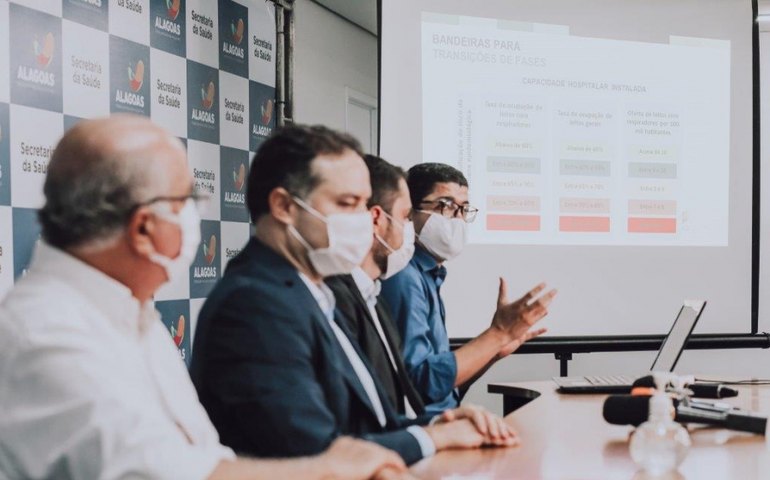 Governo divulga matriz de risco que orientará distanciamento social controlado em Alagoas