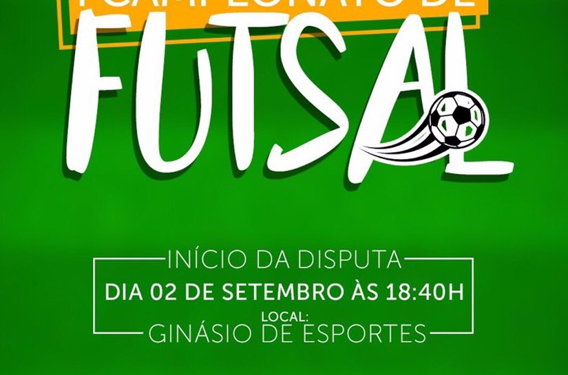 Prefeitura de Olho Dágua Grande promove I Campeonato de Futsal