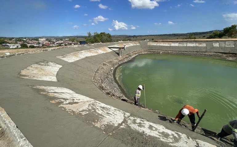 Mais Água Alagoas: obras de saneamento básico avançam em Igreja Nova