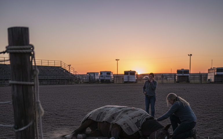 Menina de 3 anos morre após cavalo cair durante passeio com mãe, campeã mundial de rodeio