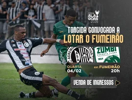 Ingressos para ASA x Zumbi já estão à venda para duelo da Copa Alagoas