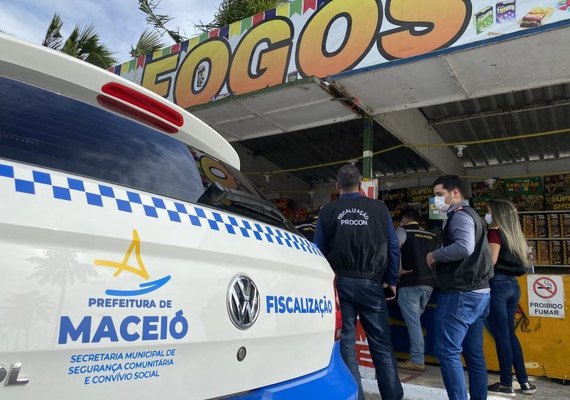 Maceió abre inscrições para venda de fogos juninos; regularização exige laudos e alvará