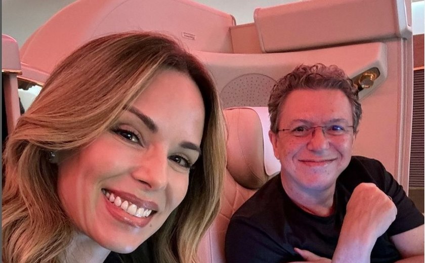 Boninho e Ana Furtado se hospedam em Tóquio em quarto com diária de R$ 10 mil: 'Vista incrível'