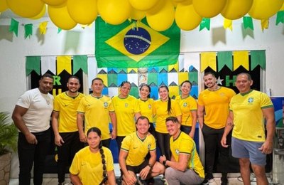 Academia da saúde de Campo Alegre promove grande Aulão de Zumba com o Tema “Rumo ao hexa”