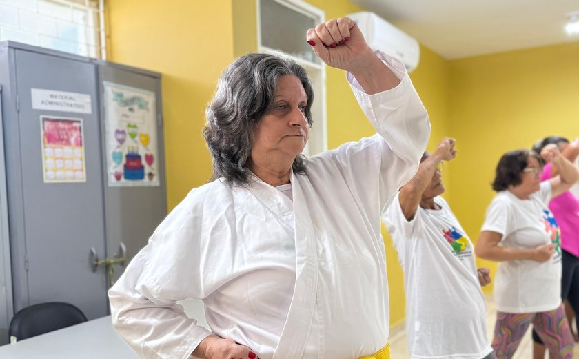 Deficiente visual supera limites no karatê adaptado