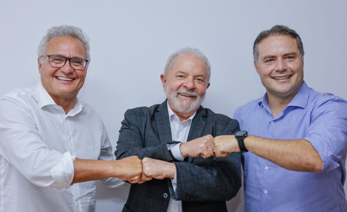Lula com Renans Lula com Renans